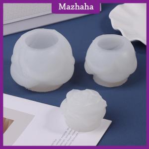Mazhaha Flower Silicone Candle Mold 3D Peony Flower Soap Gypsum Resin Casting Mould DIY Chocolate Cake Baking Tool Wedding Gift