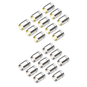 10Pieces Small LED Light Operated Lighting Lamp For Dollhouses Crafting And Building Set Warm/White Illumination