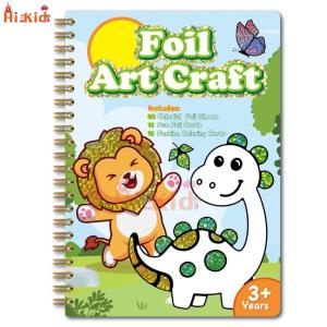 [SG Seller]Hot Sale Kids Princess Theme Creative Craft Book DIY Handmade Sparkle Art Activity Set Unicorn Design Learning Play Toy Gift