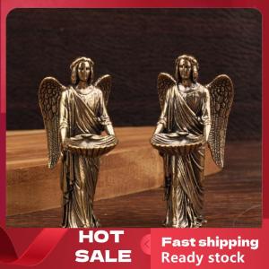 🚚【Local Express Delivery】🚚 Brass Angel Statue Figurines Desktop Decorations Creative Crafts Small Bronze Ornaments For Home Decor