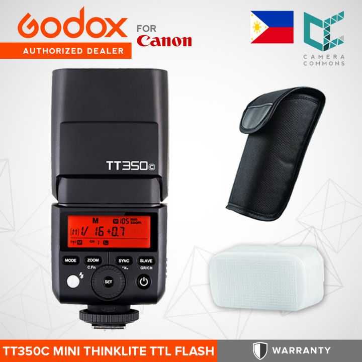 Godox TT350C Mini Thinklite TTL Flash for Canon Cameras TT350 | Lazada PH