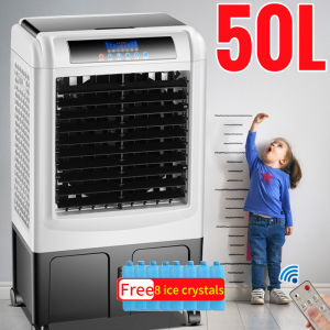 Regemoudal Large Air Cooler Penyejuk Udara Tangki Air Berkapasiti Besar 50L Portable Air Conditioner With Remote Control