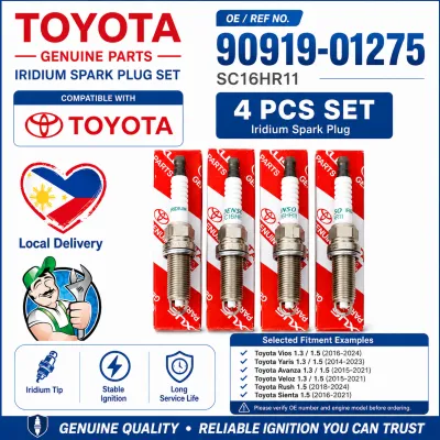 90919-01275 DENSO SC16HR11 Iridium Spark Plug for Toyota Vios 1.3 1.5 Dual VVT-i 2018-Up