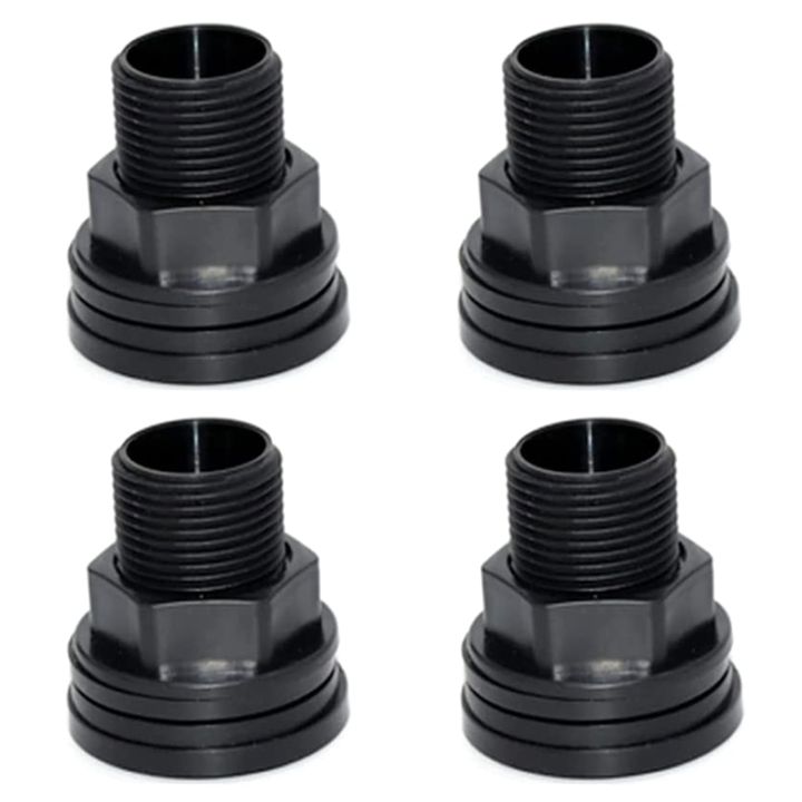 10Pcs1/2Inch Bulkhead Fitting Double Threaded Water Tank