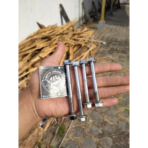 4PCS BAUT CHROME PANGKON MESIN MEGAPRO PRIMUS GL original