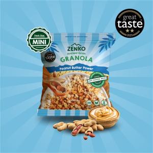 [New] ZENKO - Ancient Grain Granola - Peanut Butter Power (Mini-Pack50G)