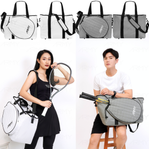 ARMY Tas Badminton Tenis MX5 Pria Wanita Two Ways Korea Stylish Selempang Tote Bag Jinjing Bulu Tangkis Tennis