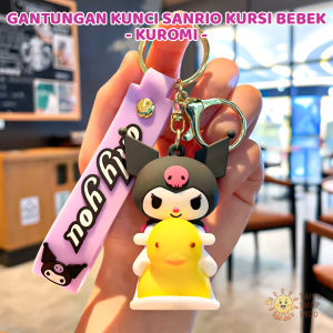 TAIYO Gantungan Kunci Kursi Bebek Keychain Chair Karakter Kartun 3D Akesoris Tas Hiasan Fashion Anak