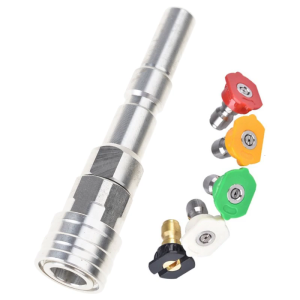 High Pressure Car Washer Adapter Converter Washing Accessory Foam Cannons Adapter 1/4in Quick Connect for Nilfisk KEW