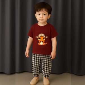 ALISA - SETELAN CHARMANDEK ANAK TERBARU / SETELAN ANAK DINO TARTAN
