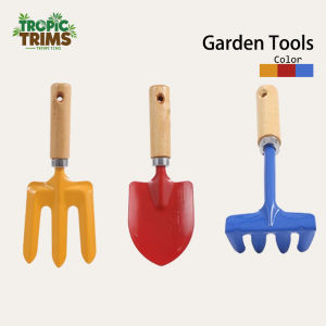 Garden Tool Set of Three Multi - functional for Planting and Digging Ideal for Gardening Enthusiasts