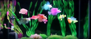 Artificial Aquarium Fish Silicone Tropical Fish Realistic Moving Floating Fish Ornament for Reef Tanks Aquariums