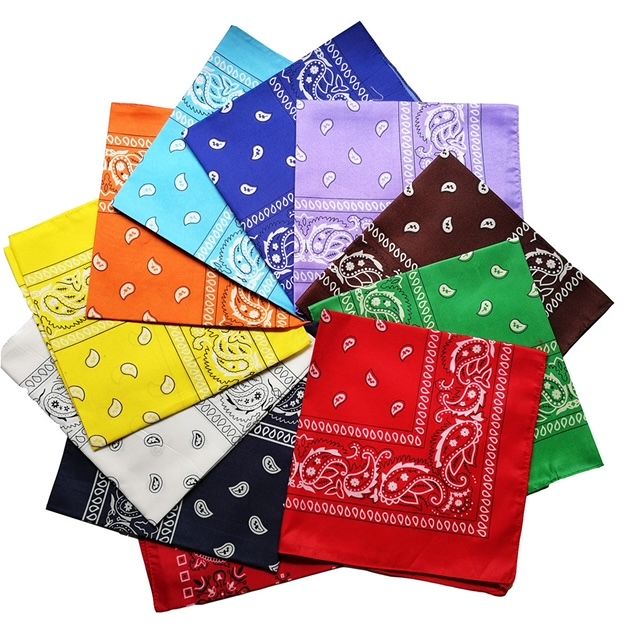 Bandana imprimé bohème pour hommes et femmes, bandes de cheveux Hip Hop Bandana imprimé bohème pour hommes et femmes, bandes de cheveux Hip Hop