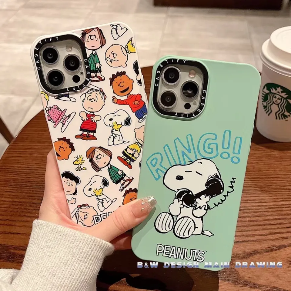 CASETiFY Peanuts Comics Cute Snoopy Phone Case Compatible For