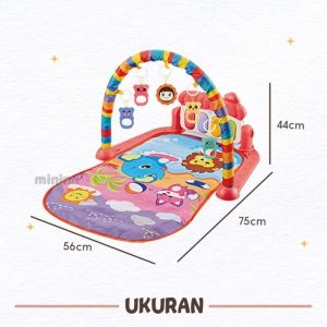 mainan bayi matras music piano