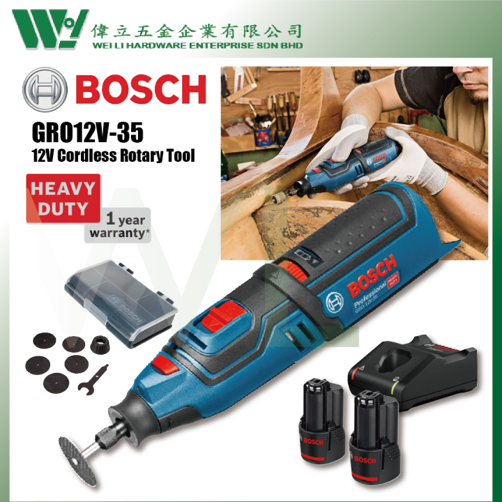 Bosch GRO12V 35 Cordless Rotary Tool 12V die grinder mini