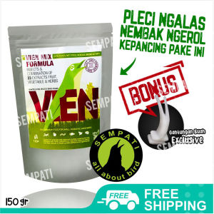 SEMPATI FREE GANTUNGAN BUAH Vien Mix Formula Insect Blend With Vegetable Voer Pur Pakan Burung Pleci Murai Trucuk Kacer Ciblek Anis Jalak Beo Dll
