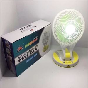 Quạt Sạc Tích Điện Kiêm Đèn Mini Fan Gấp Gọn