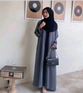 GAMIS ABAYA KOMBINASI TURKEY TERBARU // GAMIS KOMBINASI MASAKIN WANITA DEWASA JUMBO TERMURAH