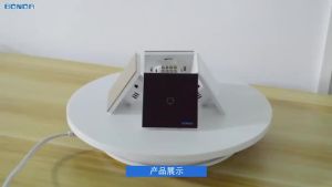 (HD1)Smart Home Glass Panel Wall Switch Can Be Remote Control Home Installation Single Fire Waterproof Touch Switch