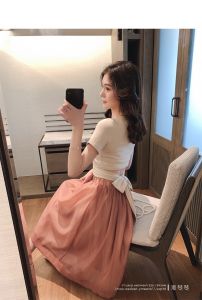 Set Áo Nơ Lưng + Chân Váy Công Chúa Voan Cực Xinh