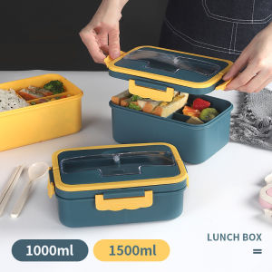 Bento Lunch Box Stainless Steel Cutlery Microwaveable Container 便携便当盒保温饭盒可微波加热便当午餐盒