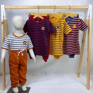 PAJAMAS/JOGER/SETELAN ANAK/BAJU STELAN ANAK UMUR 1 2 3 4 5 6 7 8 9 tahun PEREMPUAN DAN LAKI LAKI PINEAPPLE STRIP BORDIR/BAJU TIDUR ANAK/PIYAMA/Baju BAYI/Baju anAK IMPOR/BAJU ANAK TERBARU LUCU/BAJU ANAK MURAH/
