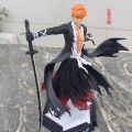 31cm BLEACH Kurosaki Ichigo Action Figure #991 Kurosaki Ichigo Anime Figure PVC GK Statue Figurine Collection Blule Model Doll Toy. 