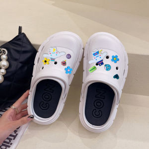 LHshoess ไอเทมเด็ด รองเท้าแฟชั่นหัวโตผู้หญิง รุ่นนี้พื้นนิ่มสุดๆเสริมส้นให้ 1.5 นิ้ว มีกันลื่นให้อย่างดีใช้งานได้นาน ทนทานมากๆ ตำกันเลย คุ้มมม