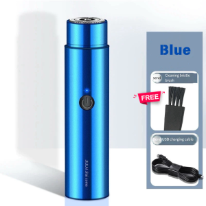USB Rechargeable Travel Razor Mini Mens Electric Shaver Washable Trimmer Portable Beard Full Body Shave