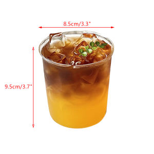 [Sirola] Coffee Cup Curled Latte Cups Household Drinkware Juice Milk Simple Mug Transparent Water Bottles ware Cups Coffeeware