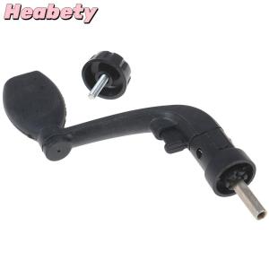 Heabety Black Plastic Power Handle Fishing Reel Crank Arm Spinning Reel Type 200