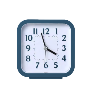Square Alarm Clock Fashion Quartz Alarm Clock Loud Sound Analogue Desk Bed Home Office Jam Loceng Tidur