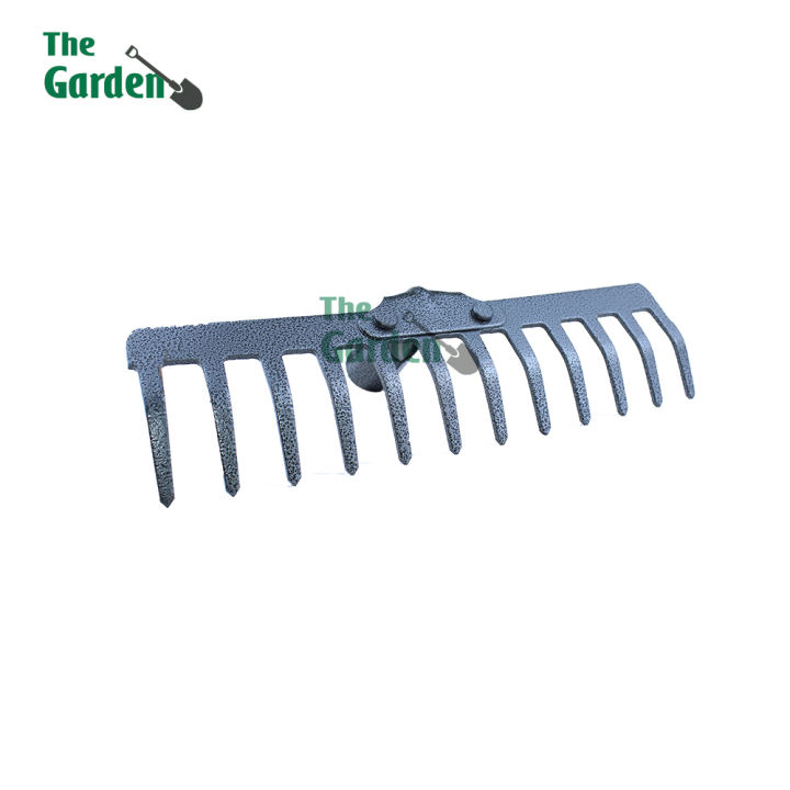 Heavy Duty Metal Garden Rake /Besi Cakar Tanah / Alatan Kebun Size 12T ...