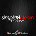 STIKER SIMPLE N CLEAN Sticker Simple & Clean. 