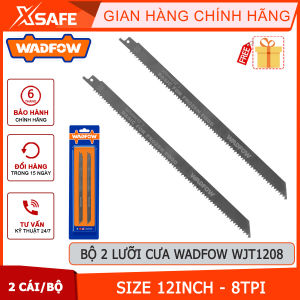 Bộ 2 lưỡi cưa kiếm WADFOW WJT1208 dùng cắt thực phẩm đông lạnh kích thước 12inch(300mm) chất liệu thép không gỉchính hãng