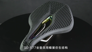 Soft Comfortable Bicycles Saddle Breathable Mountain Road Bike Seat Honeycomb Waterproof Non-slip Cycling Seat Cushion