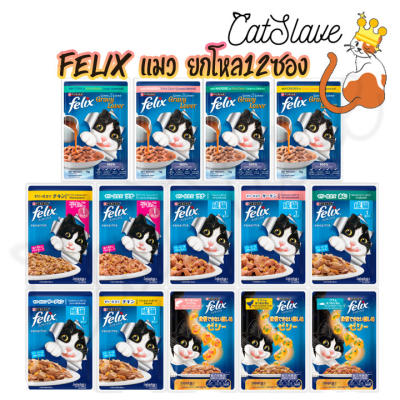 [CatSlave] Felix เฟลิกซ์ซอง 70-85g (โหล) (12 ซอง / โหล )