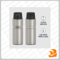 Thermos FBB500SS4 Vacuum Insulated 16 Ounce Compact Stainless Steel Beverage Bottle. 