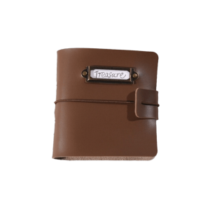 MIIQNUS Removable 3-Hole Mini Photo Album PU Leather Pocket Card Binder Portable 3-Inch Photo Book Photocards