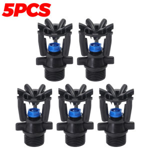 10Pcs 1/2" Male 360 Degree Rotating Thread Small Oscillating Agricultural Sprinkler Farm Field Irrigation Orchard Watering Vegetable Sprinkler