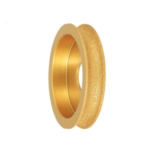 10/15/20/25/30mm Brazed Diamonds Profile Grinding Wheel Diamonds Disc Abrasive Grinding Wheel Tool for Tile Chamfering