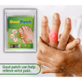Gout treatment relief patch for rayuma, foot, hand and joint knee pain, uric acid medicine and arthritis herbal plaster. 