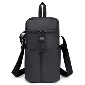 PRAYERF สายสะพาย กระเป๋าใส่ขวดน้ำ ไนลอน แห้งเร็ว ที่วางขวดน้ำ ทนทาน ป้องกันน้ำ กระเป๋าใส่ขวดน้ำแบบสะพายข้าง กำลังเดิน