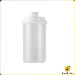Naukaha 1Pc 450ml Transparent Airtight Food Canister Multi-Purpose Sealed Storage Jar Portable Drink Cup