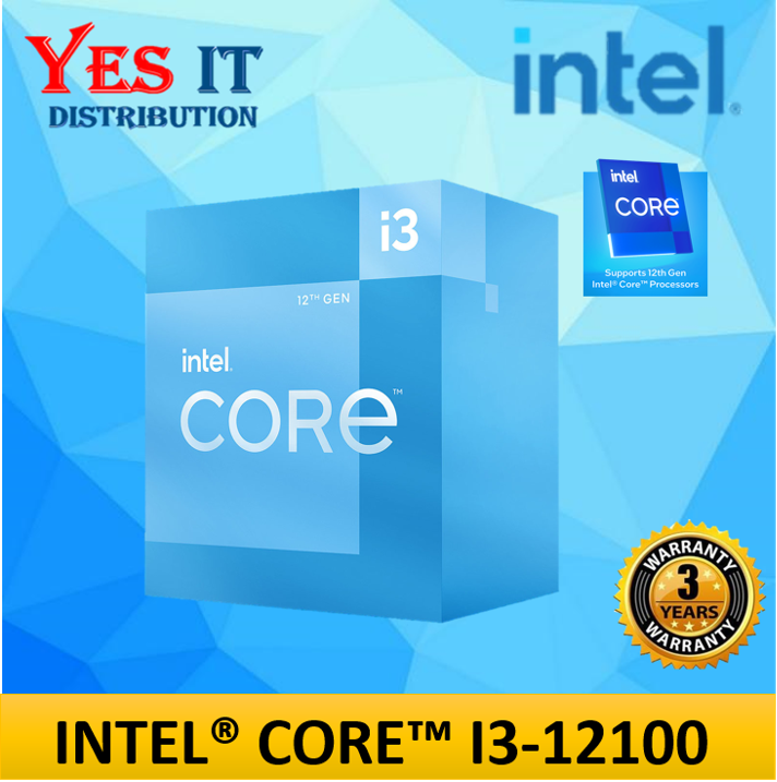 Intel Core i3-12100F Specs