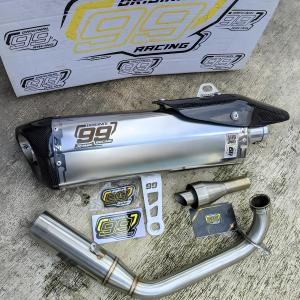 Knalpot Xmax New / Old Full System 99 Racing Type Evo Tameng Carbon Suara Ngebas Adem