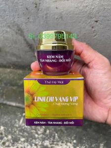 Kem Nám Tàn Nhang Đồi Mồi Collagen Thế Hệ Mới Linh Chi Vàng Vip 20g
