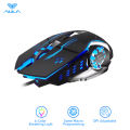 AULA S20 Programmable Gaming Mouse, 2400DPI, RGB, Lightweight, New Laser Engine, USB Optical Mouse Gaming for PC/MAC Laptop Computer. 