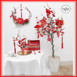 [Ảnh thật] Cây đào cổ kèm chậu lớn cao 1m3 chậu nhỏ cao 35cm